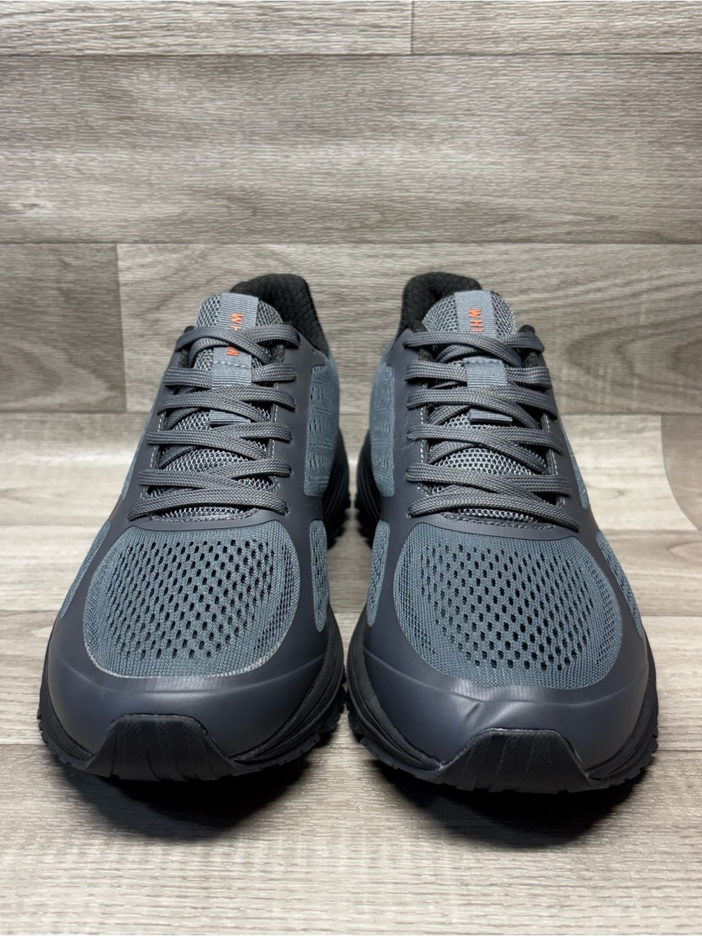 Whitin Men's Sz 45 EU Running shoes Feature a Breathable Mesh Upper Gray